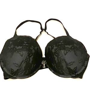 Victoria's Secret Black Lace Push-Up Bra